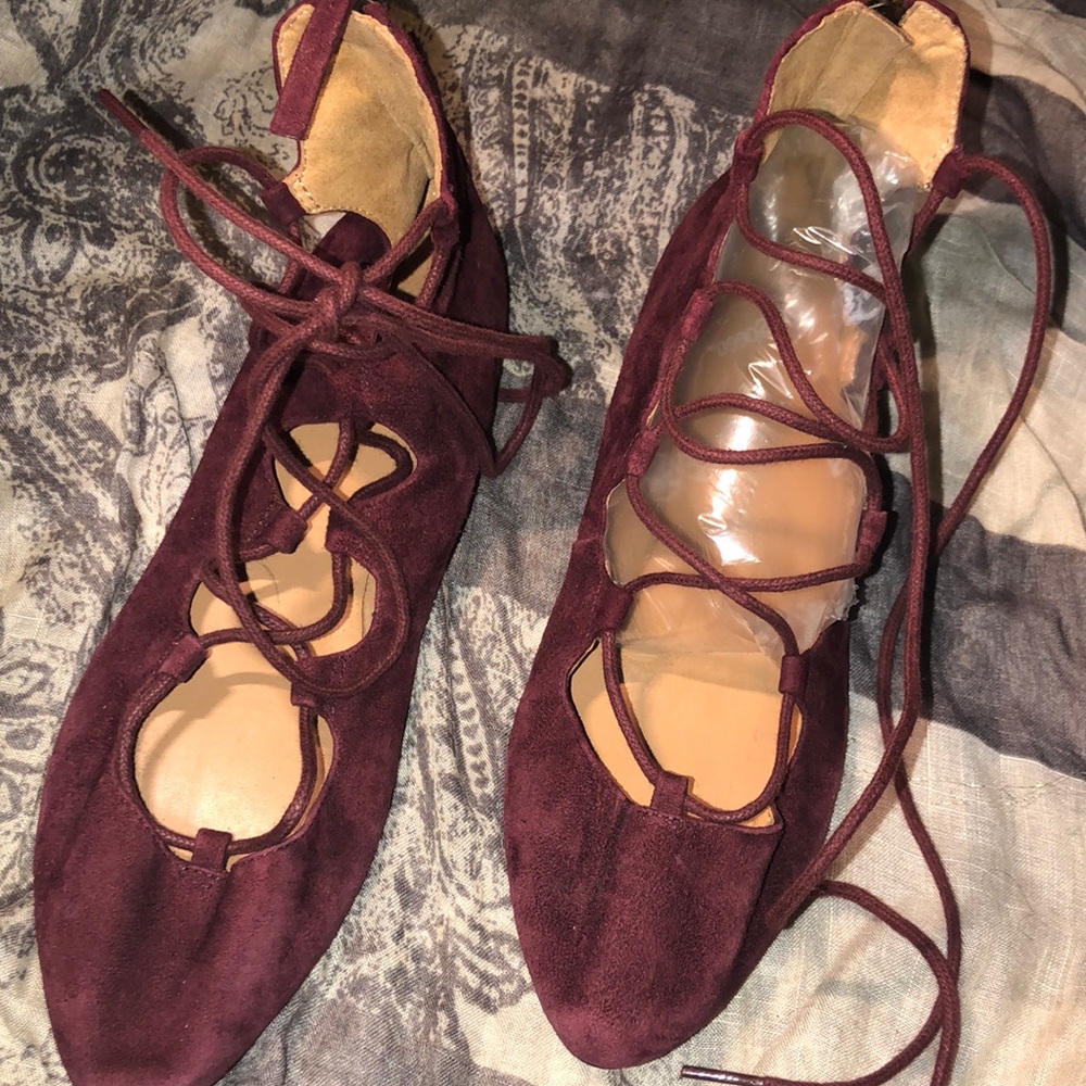 Nine West Draw String Ballet Style Shoes - image 1